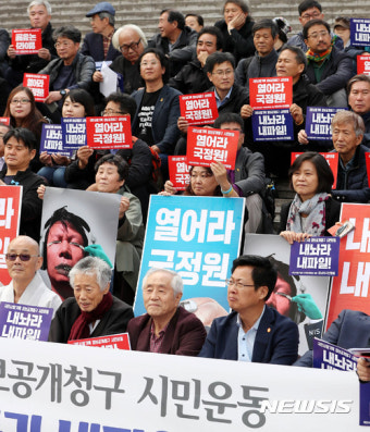 국정원 불법사찰 정보공개 청구한다