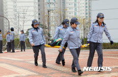 울산 동구, 전하체육센터서 재난대응 안전한국훈련 실시