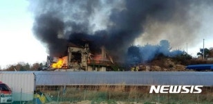 강릉 사천면 주택 창고서 화재