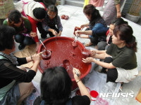 기장군농업기술센터,  이웃사랑 전통 고추장 담그기 교육 개최