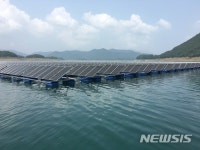 K-water, 청풍호에 3㎿ 규모 수상태양광발전소 준공 