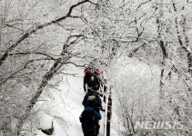 지리산 장터목 가는 길