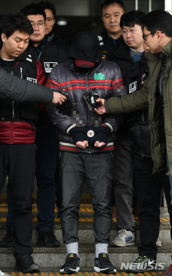 용인 일가족 살해범 영장실질심사