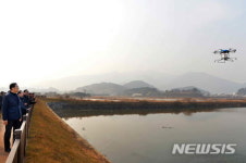 남해군, 드론 이용한 AI 방역 실시