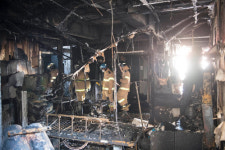 화재로 불타버린 세종요양병원