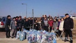 세종시 고운동, 설맞이 국토대청결 운동 실시