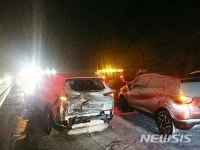 원주 매지리서 차량 30대 추돌 