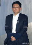 법정 향하는 장호중 전 부산지검장