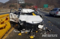 괴산 문광서 교통사고 3명 다쳐