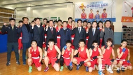 [창원소식]한경호 권한대행, 경남체육고등학교 선수 격려 등