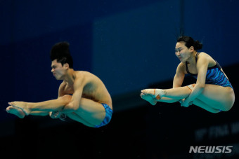 우하람·김수지, 다이빙 월드컵서 나란히 5위 올라