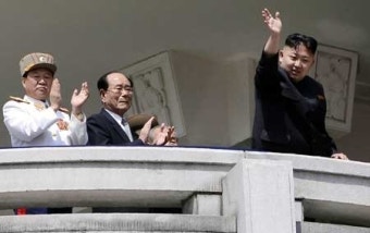 김정은 첫 공개 연설..