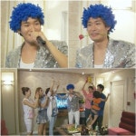 정겨운 뽀글이가발, 반짝이 의상+트위스트 댄스‥트로트 가수 변신