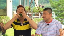 [포토] 정준하 먹방대결, 정준하 바라보는 강호동