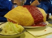 아낌없이 주는 식당 오므라이스야? 산이야? 휘둥그레