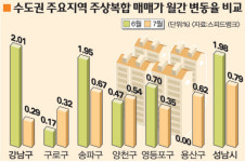 주상복합 가격 오름세 ‘주춤’