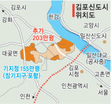 김포신도시 2배로 확대 조성…당정，총 358만평 개발