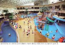 [물놀이시설 올가이드] 비발디파크 오션월드―인공파도 래프팅 1만명 동시즐겨