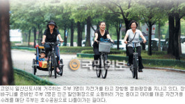 [자전거 도시를 찾아서―⑦ 고양시] 2012년엔 호수공원∼한강 서울 나들이