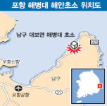 포항 해병대 초소 붕괴… 병사 3명 사망