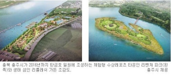 탄금호 일대 대규모 수상레포츠 타운