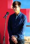 [쿠키 포토] 박흥수 ‘수줍은 인사’