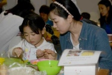 [2014 튼튼쑥쑥 어린이 안전·건강 박람회] 비빔밥케이크 만들기 재밌어요