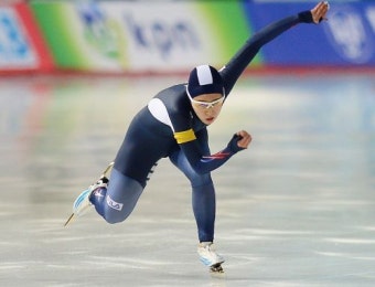 이상화, 3차 월드컵 500ｍ 2차 레이스도 금메달