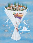 김남조 시인 미수(88세) 기념 시가 있는 그림전 갤러리서림 황주리 편지 등 13명 작가 참여