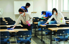 [포토] 어르신복지관 메르스 방역