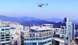 [포토]  53층 건물 인명 구조 훈련