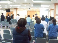 포항선린병원 직원들, 병원 정상화 위해 간절히 기도