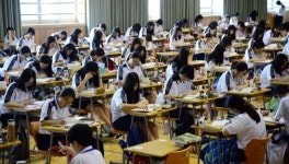 [포착]폭염 속 열공 30시간 무한도전 부산 주례여고