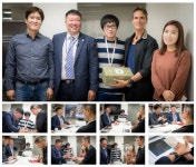 세계 최대 워터쇼 감독 매튜 제스너와 수중퍼포먼스 전문 제작사 (주)숨비 이한영 대표이사와 만남 가져