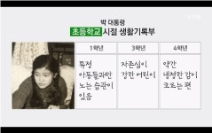 박근혜 대통령 초등학교 생활기록부에도 “특정 아동하고만 논다”
