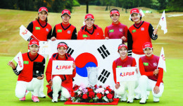 태극 女골프군단, 국가대항전 우승