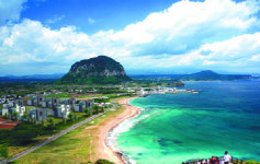 힐링타운 하우스, 제주 산방산·송악산 중간 위치