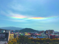 [포토] 제주 하늘 수놓은 신비로운 채운