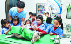 널찍한 아울렛, 직업 체험하는 아이들이 재잘댄다