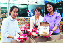 CJ제일제당, 푸드뱅크 희망나눔 선물세트 조립봉사