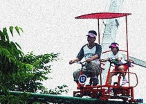 [친절한 쿡기자] 엄마, 사실 부곡하와이 하늘자전거는 무서웠어