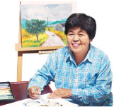 해남 ‘농부 화가’ 김순복씨의 서울 나들이… ‘참기름처럼 고소한 전시회’