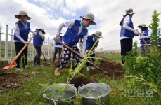 [앵글 속 세상] 메마른 땅에 희망을 심다