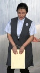 박채윤 대표, 수갑 찬 손으로 서류 꼭 쥔 채 출석