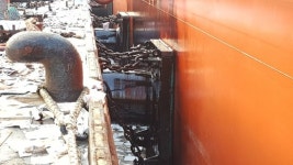 광양항 사포 1부두 콜타르 유출