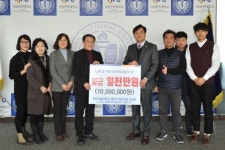 탑에이테크놀로지 김대유 대표, 인천대 대학발전기금 1000만원 쾌척