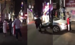 [영상] “XX, 내가 X같냐” 홍대에 출몰한 래퍼 정상수, 또 만취 행패