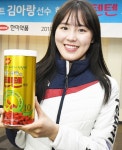 ‘텐텐’을 사랑한 김아랑 선수, 제품 광고 모델 됐다 