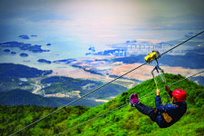 3.18㎞를 활강하듯 쉭∼ 한려해상 풍광이 눈앞에