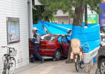일본서 90세 여성운전자 인도로 돌진…1명 사망·5명 부상